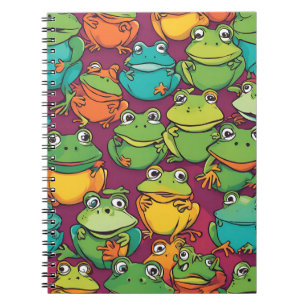 Carnet Froggy Frenzy - Grenouilles de dessin animé