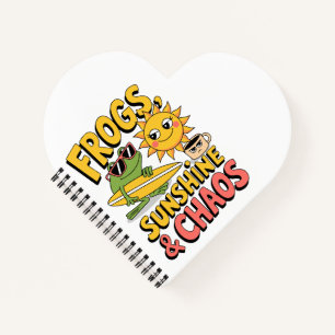Carnet Frogs, Sunshine & Chaos - Été amusant