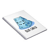 Carnet Fromage Bleu Blague de Nourriture Drôle (Côté Droit)