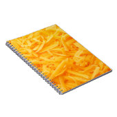 Carnet fromage cheddar râpé vue de dessus (Côté Droit)