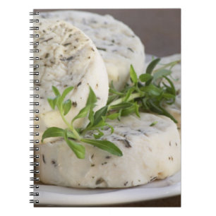 Carnet Fromage de chèvre français - chèvre - avec des her