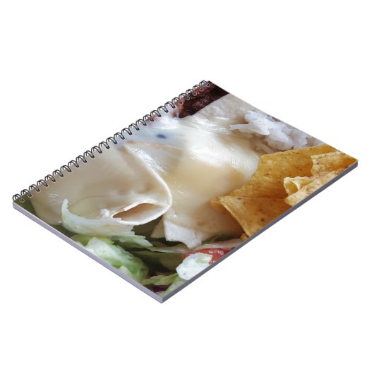 Carnet Fromage fondu Nacho Drôle Nourriture (Côté gauche)