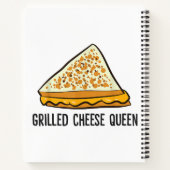 Carnet Fromage Grillé Queen Funny Fromage Grillé (Dos)