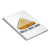 Carnet Fromage Grillé Queen Funny Fromage Grillé (Côté Droit)