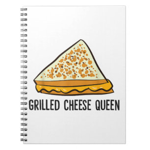 Carnet Fromage Grillé Queen Funny Fromage Grillé
