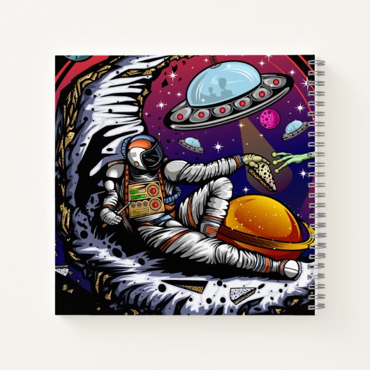 Carnet Fromage Space Moon (Dos)