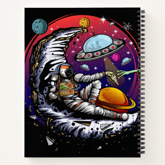 Carnet Fromage Space Moon (Dos)