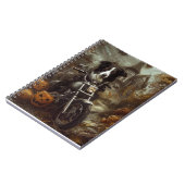 Carnet Frontière Collie équitation Moto Halloween Effraya (Côté gauche)