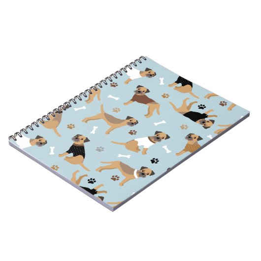 Carnet Frontière des os et des pattes du Terrier (Côté gauche)