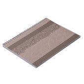 Carnet Frontière et arrière - plan de motif de feuille (Côté gauche)