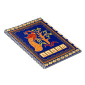 Carnet Frontière indienne traditionnelle sans couture ave (Côté Droit)