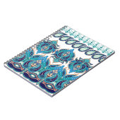 Carnet Frontières florales ornées : Conception de Paisley (Côté gauche)