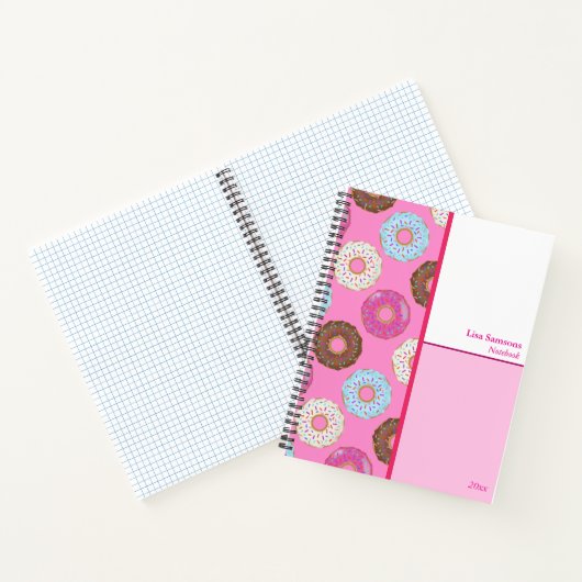 Carnet Frosted Doughnuts Custom Notebook (Intérieur)