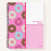 Carnet Frosted Doughnuts Custom Notebook (Devant)