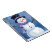 Carnet Frosty the Snowman | Christmas Watercolor (Côté Droit)