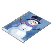 Carnet Frosty the Snowman | Christmas Watercolor (Côté gauche)