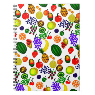Carnet Fruit à main Motif Medley