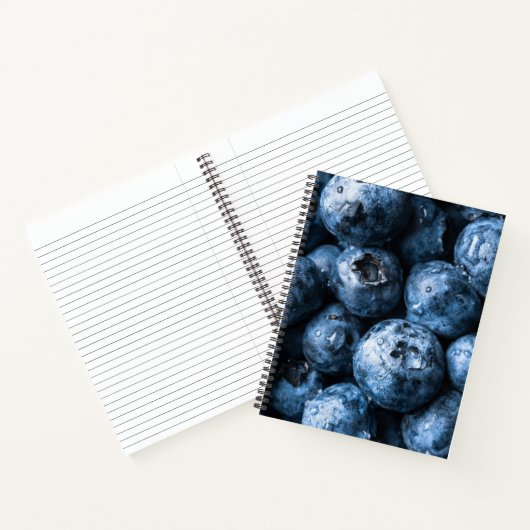 Carnet Fruit aux bleuets (Intérieur)