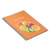 Carnet Fruit Citrus Orange Soit Fruité (Côté Droit)