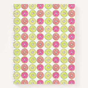 Carnet Fruit d'agrumes tranche de citron citron orange ci