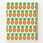 Carnet Fruit d'ananas de l'île tropicale d'Hawaï ALOHA (Dos)