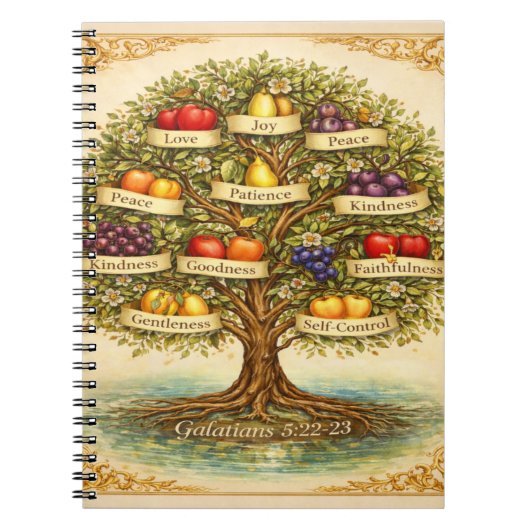 Carnet Fruit de l'Arbre de l'Esprit Art mural – (Devant)
