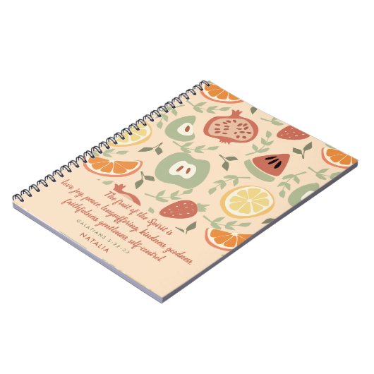 Carnet Fruit de l'Ecriture Esprit (Côté gauche)