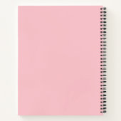 Carnet Fruit de l'Esprit floral rose (Dos)
