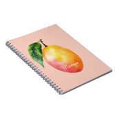 Carnet Fruit de mangue jaune rose (Côté Droit)
