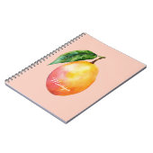 Carnet Fruit de mangue jaune rose (Côté gauche)