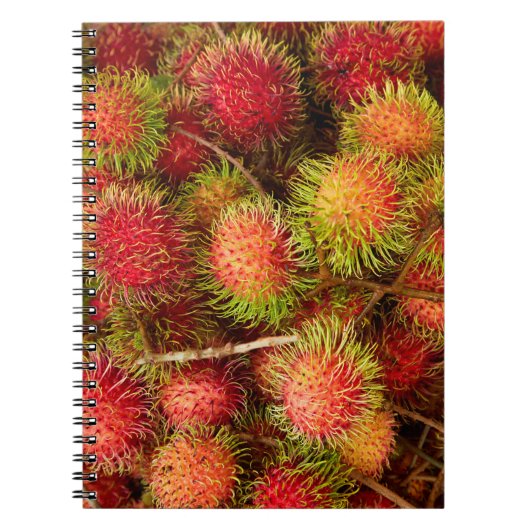Carnet Fruit de Rambutan au marché de Can Duoc (Devant)