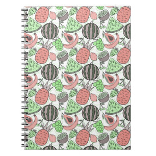 Carnet Fruit motif transparent motif de surface de frui