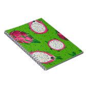 Carnet Fruit rouge dragon vert (Côté Droit)