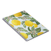 Carnet Fruit tropical citron Motif Vintage (Côté Droit)