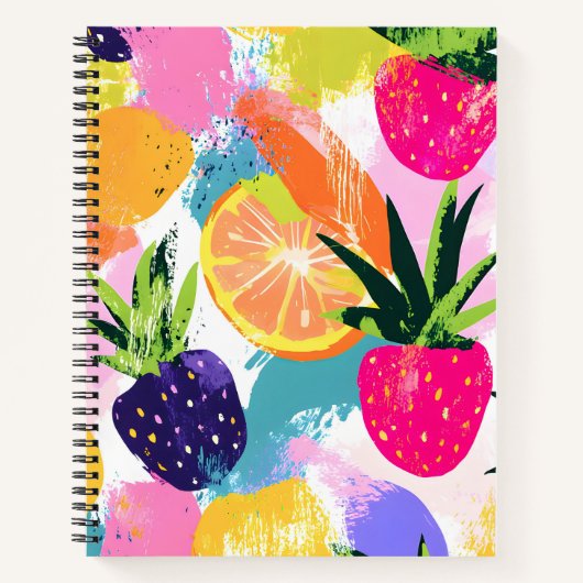 Carnet Fruit tropical d'été Fiesta (Devant)