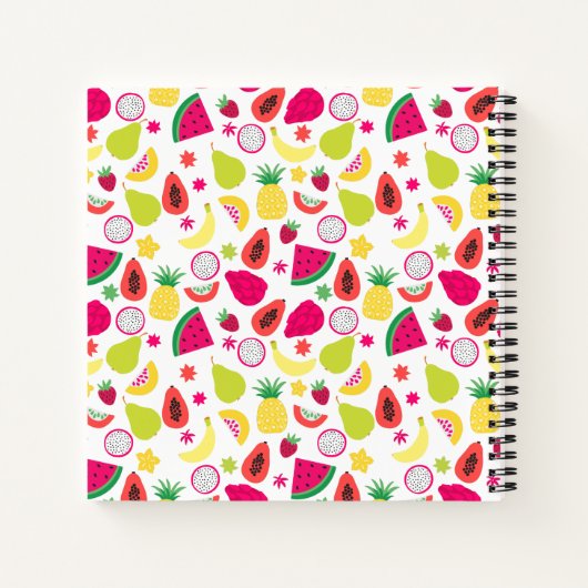 Carnet Fruité à deux tti 2e anniversaire Fruits Tutti Fun (Dos)