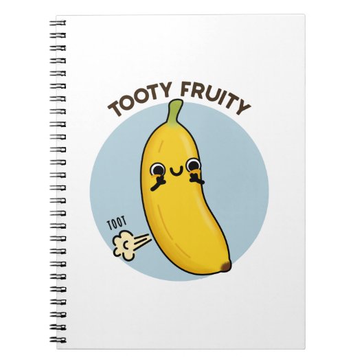 Carnet Fruité Tooty Funky Banana Fruit Pun (Devant)