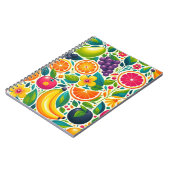 Carnet Fruits colorés (Côté gauche)