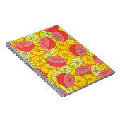 Carnet Fruits d'agrumes Motif transparent (Côté Droit)