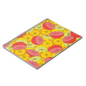 Carnet Fruits d'agrumes Motif transparent (Côté gauche)