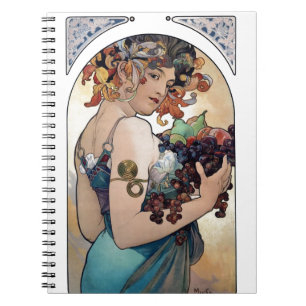 Carnet Fruits d'Alfons Mucha 1897