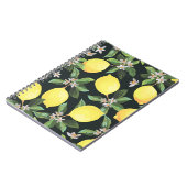 Carnet Fruits de citron : Conception Motif transparente (Côté gauche)