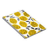 Carnet Fruits de citron : design vintage et transparent. (Côté Droit)