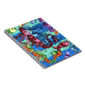 Carnet Fruits de mer Poisson Abstrait peinture originale (Côté Droit)