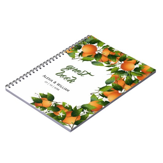 Carnet Fruits d'Oranges | Invité Mariage (Côté gauche)