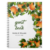 Carnet Fruits d'Oranges | Invité Mariage (Devant)