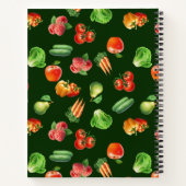 Carnet Fruits et légumes Recette personnalisée (Dos)