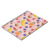 Carnet Fruits mignons Motif sans joint (Côté gauche)