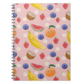 Carnet Fruits mignons Motif sans joint (Devant)