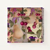 Carnet Fruits, patchwork (Dos)